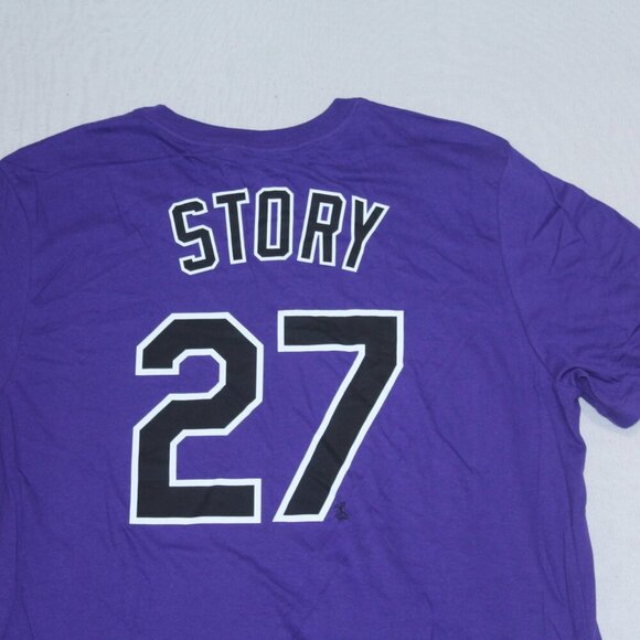 The Nike Tee Purple Men Tee Shirt Colorado Rockies Size XL - Picture 4 of 9